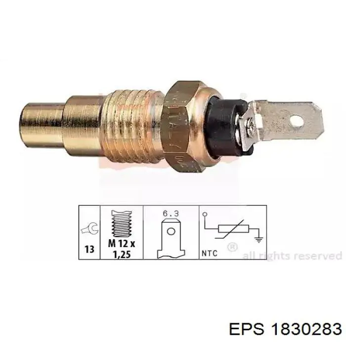 V40-72-0379 Vemo sensor de temperatura del refrigerante