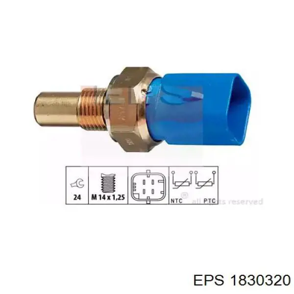 Comprar 1830320 EPS Sensor de temperatura de agua