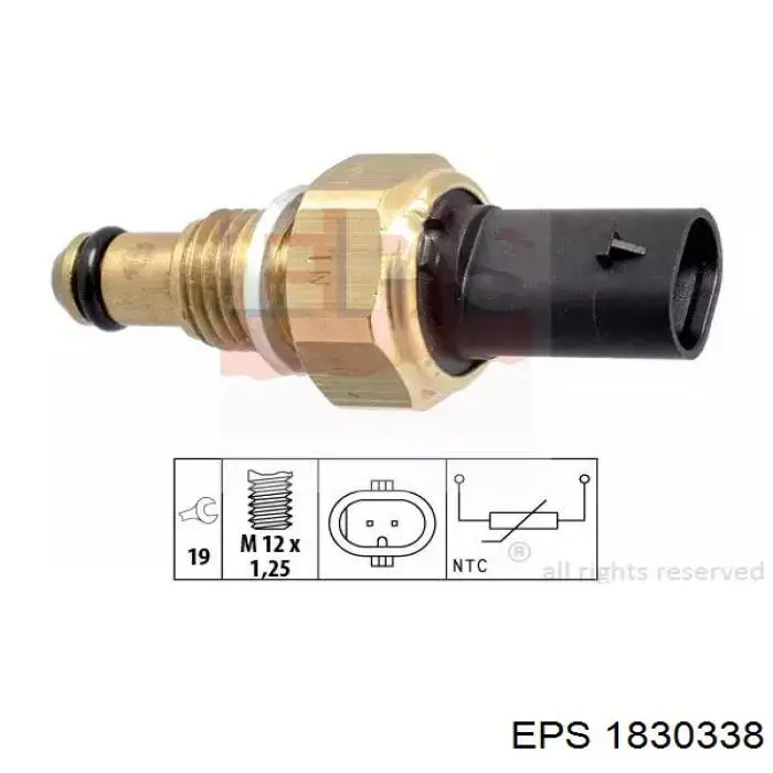 Comprar 1830338 EPS Sensor de temperatura de combustible