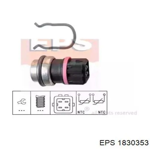 1.830.353 EPS sensor de temperatura del refrigerante