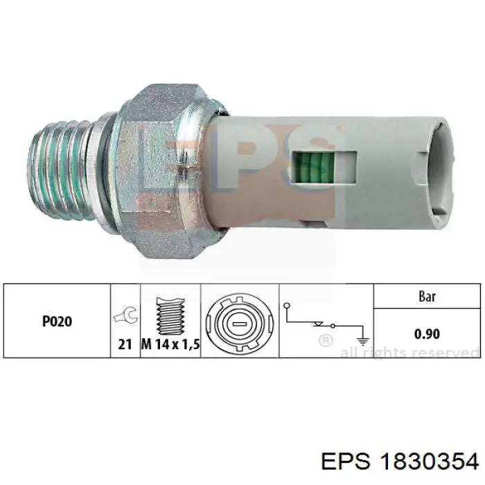 Sensor de temperatura 8200699074 Renault (RVI)