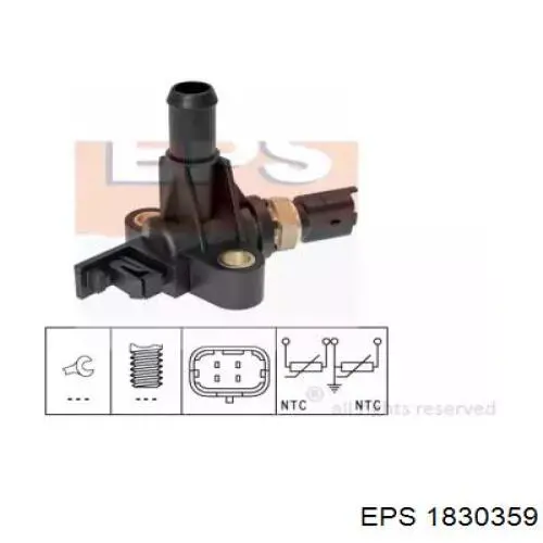 Comprar 71718201 Fiat/Alfa/Lancia Sensor de temperatura de agua