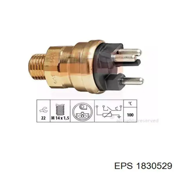 A0065459124 Mercedes Interruptor térmico