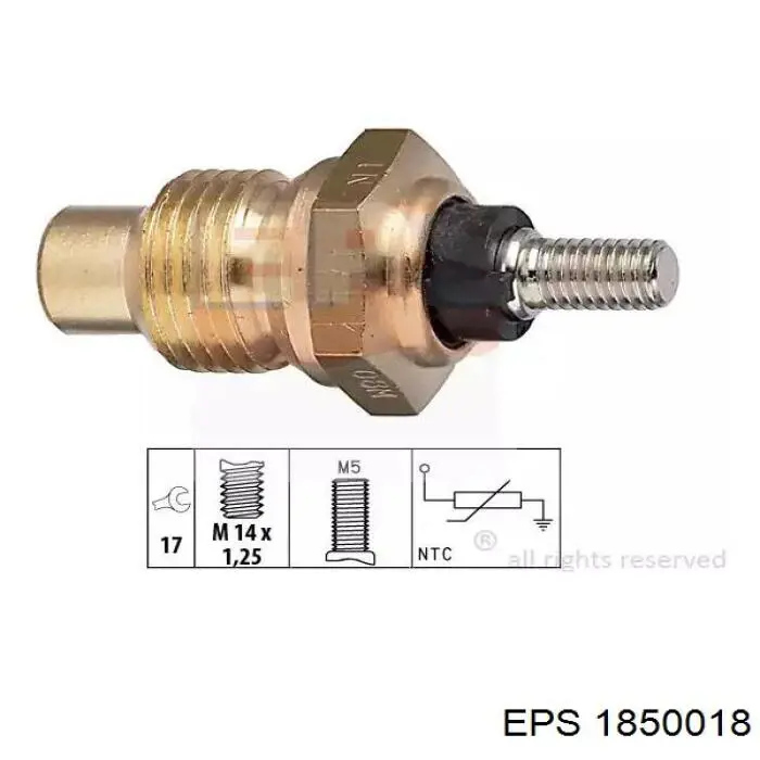 Comprar 7700268560 Renault (RVI) Sensor de temperatura del refrigerante, salpicadero