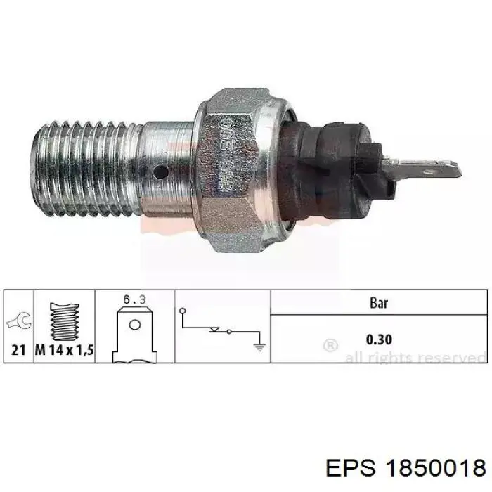 Sensor de temperatura 7700268560 Renault (RVI)