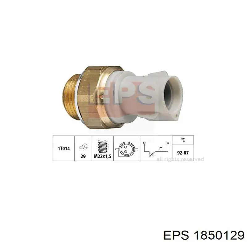 Sensor de temperatura 819784 VALEO