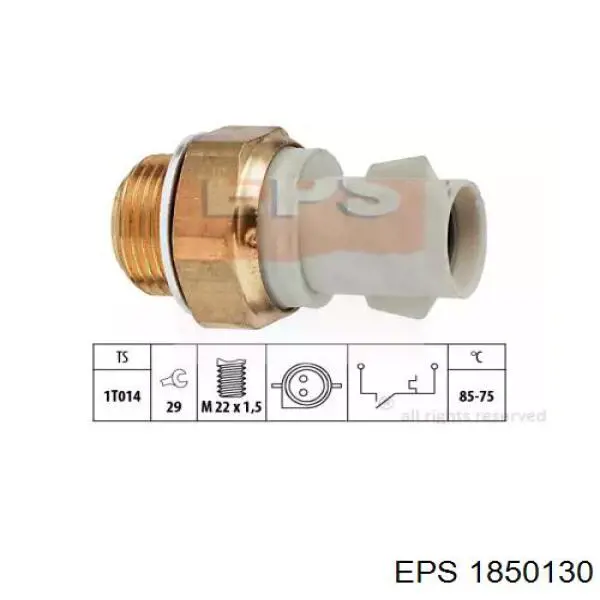 Sensor de temperatura  EPS 1850130 precio, desde 18,67 EUR