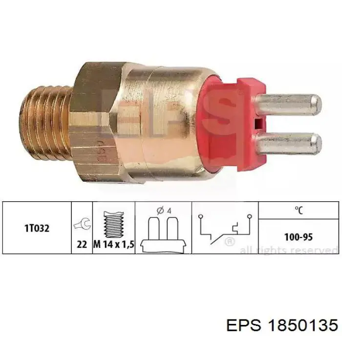 0025457934 Mercedes Interruptor térmico