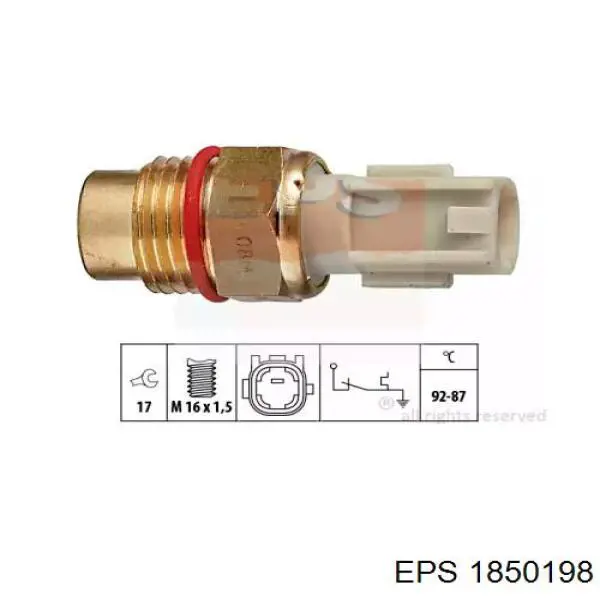 Sensor de temperatura del refrigerante Toyota 8942812160
