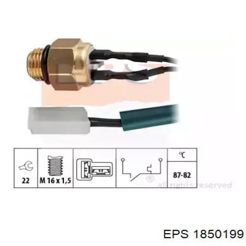 Comprar 1768084201 Suzuki Sensor de temperatura del refrigerante, salpicadero