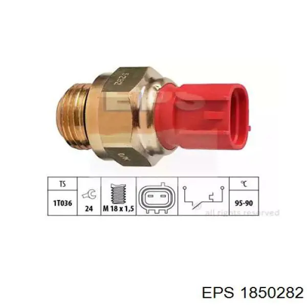 1768050F00000 Suzuki sensor, temperatura del refrigerante (encendido el ventilador del radiador)