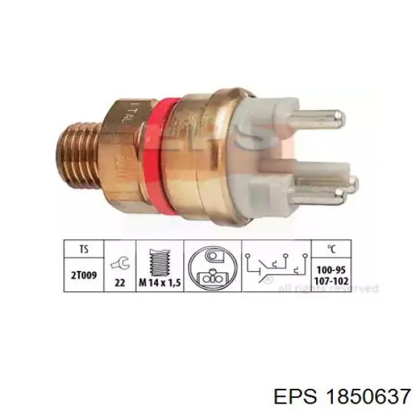 Sensor de temperatura 0065454224 Mercedes