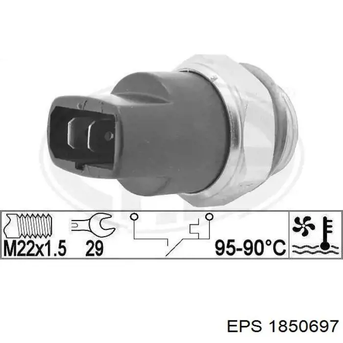 Sensor de temperatura 0015403045 Mercedes