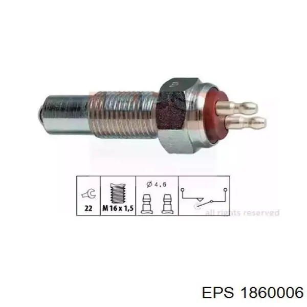 Comprar 1860006 EPS Sensor de marcha atrás