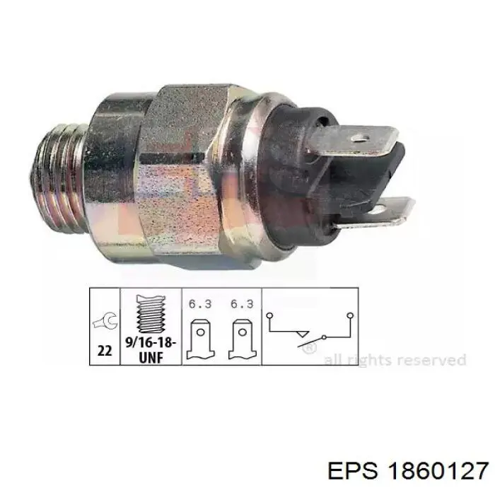 Comprar 1860127 EPS Sensor de marcha atrás