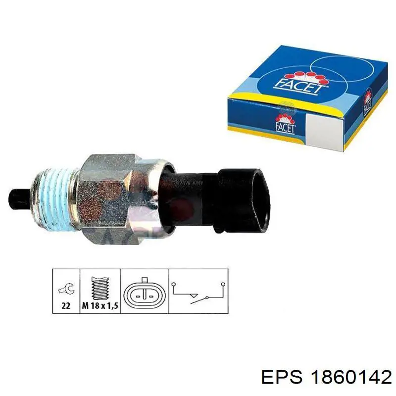 Comprar 46410524 Fiat/Alfa/Lancia Interruptor de luz de marcha atrás