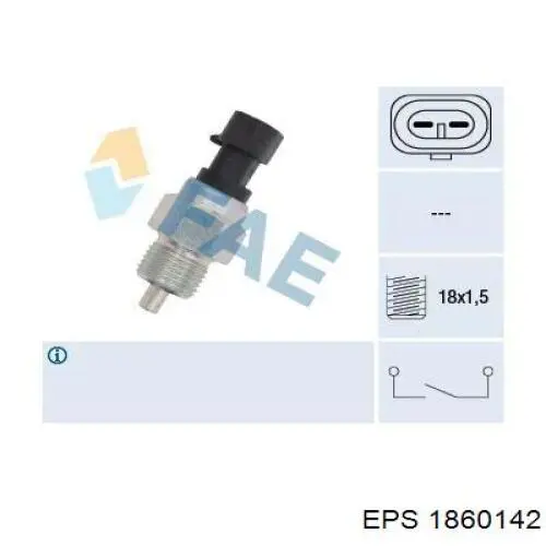 Sensor de marcha atrás 46410524 Fiat/Alfa/Lancia