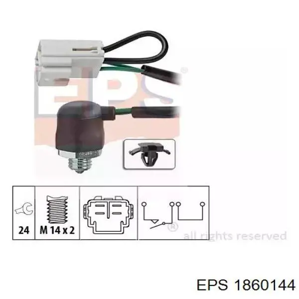 Comprar 1860144 EPS Interruptor de luz de marcha atrás