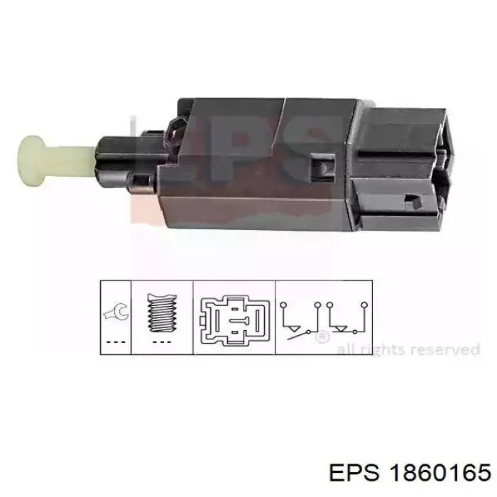 A2025450114 Mercedes Interruptor de marcha atras