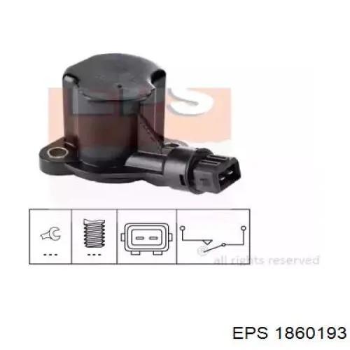 Sensor de marcha atrás 02A945415 VAG