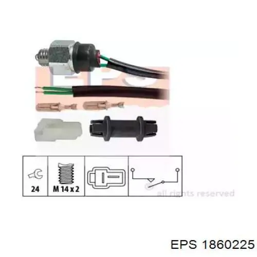 Interruptor, piloto de marcha atrás Mazda 626 2 (GC)