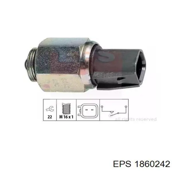 Interruptor, piloto de marcha atrás Jaguar X-type CF1