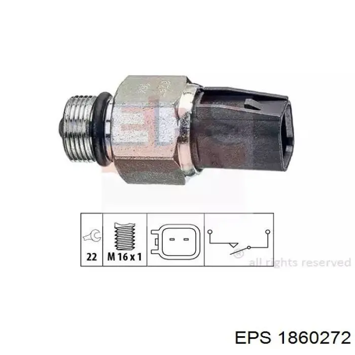 Interruptor de marcha atrás  Land Rover LR075364