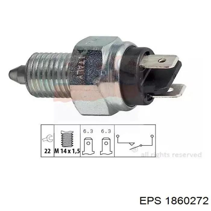 Interruptor de marcha atrás  Volvo 30729812