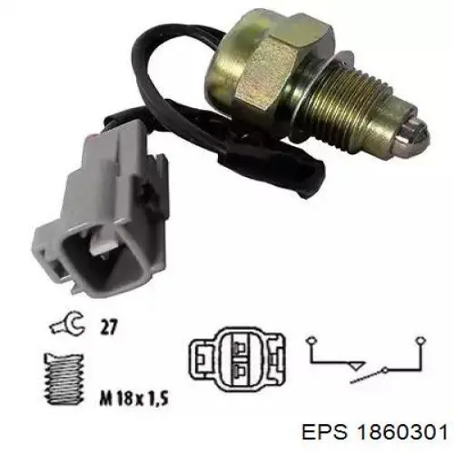 Comprar 2473162JE0 Suzuki Interruptor de luz de marcha atrás