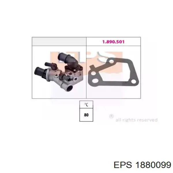 Carcasa del termostato EPS 1880099 precio, desde 51,80 EUR
