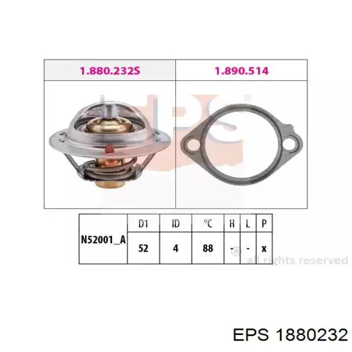 Comprar 1880232 EPS Termostato