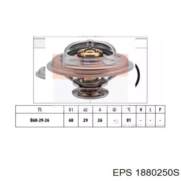 Comprar 1880250S EPS Termostato