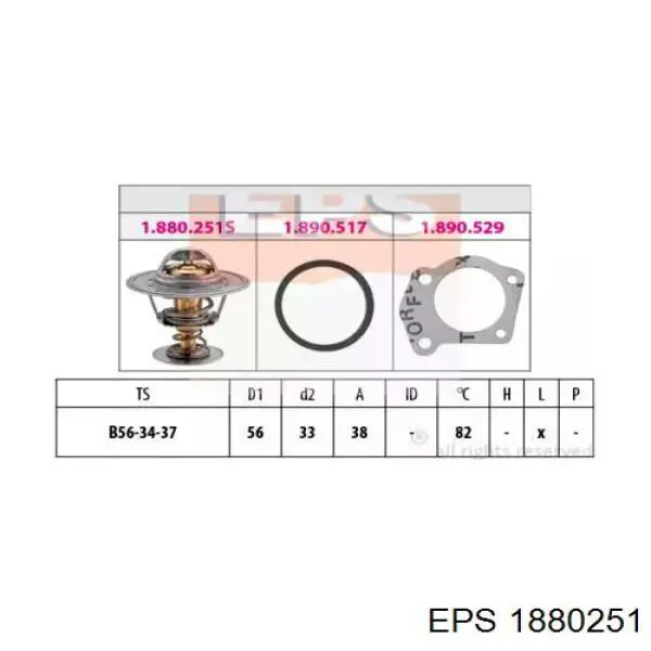 1.880.251 EPS termostato, refrigerante