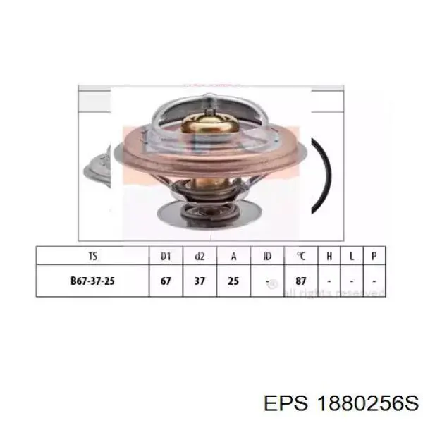 1880256S EPS termostato