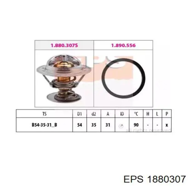 Termostato EPS 1880307 precio, desde 11,91 EUR