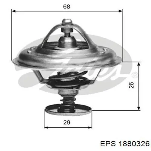 1 880 326 EPS termostato, refrigerante