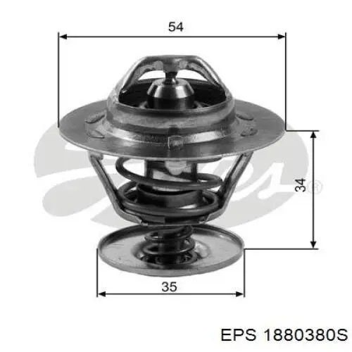 1.880.380s EPS termostato, refrigerante