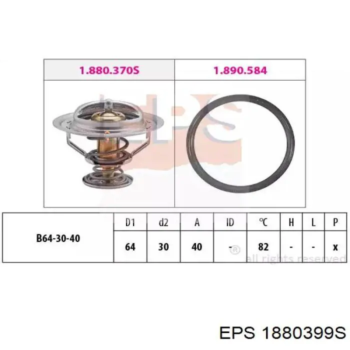 Termostato, refrigerante Nissan Sunny 3 N14