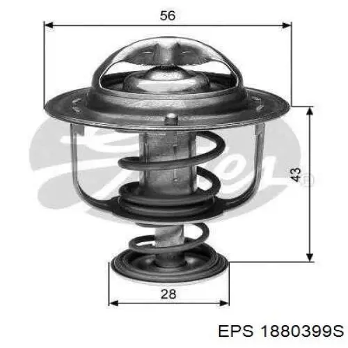 Termostato, refrigerante Nissan Sunny 3 N14
