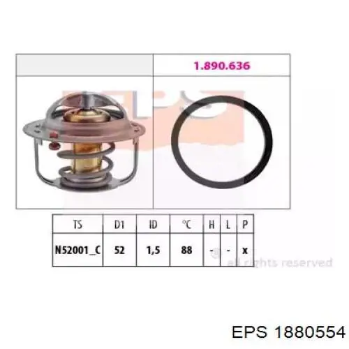 Comprar 1880554 EPS Termostato