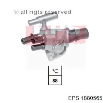 1.880.565 EPS caja del termostato