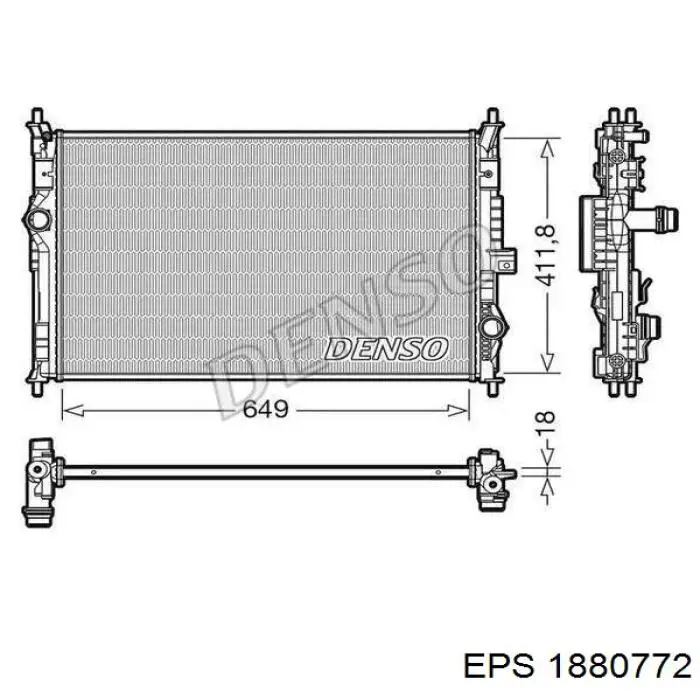 Carcasa del termostato EPS 1880772 precio, desde 31,92 EUR