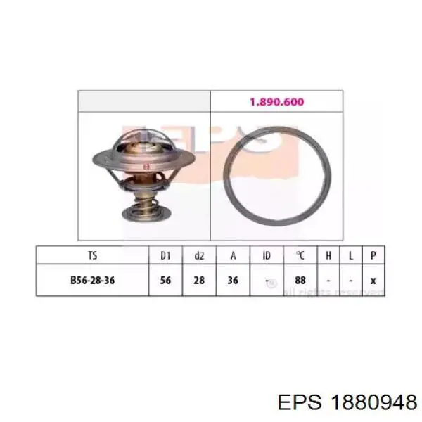 Comprar 1305A803 Mitsubishi Termostato