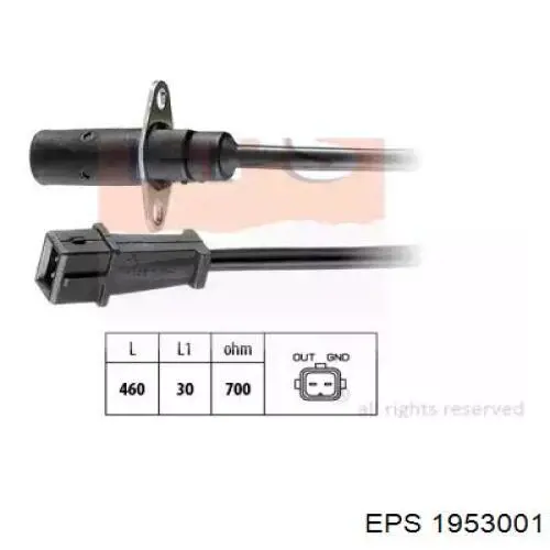 Comprar 1953001 EPS Sensor de cigüeñal