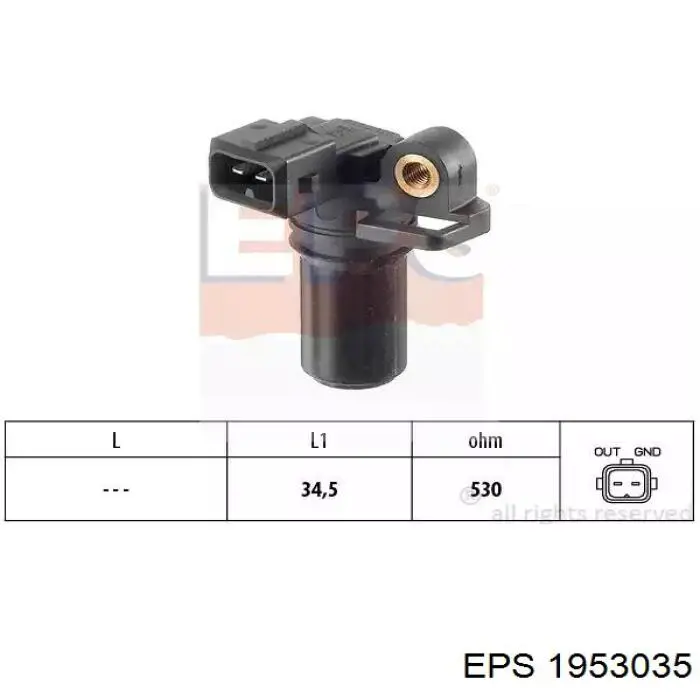  Sensor de cigüeñal Ford Escort 4