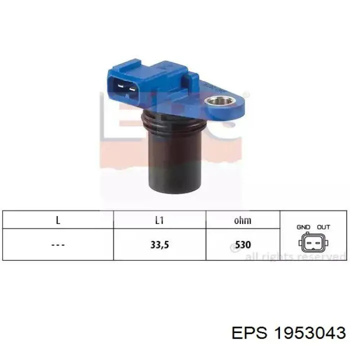 Sensor de posición del árbol de levas Ford Mondeo 1 GBP