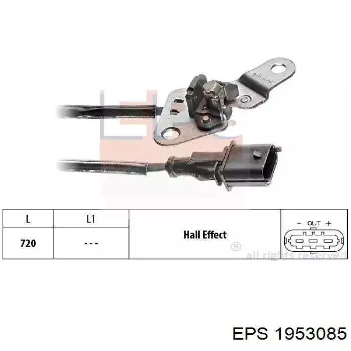 12141731886 BMW Sensor posición arbol de levas
