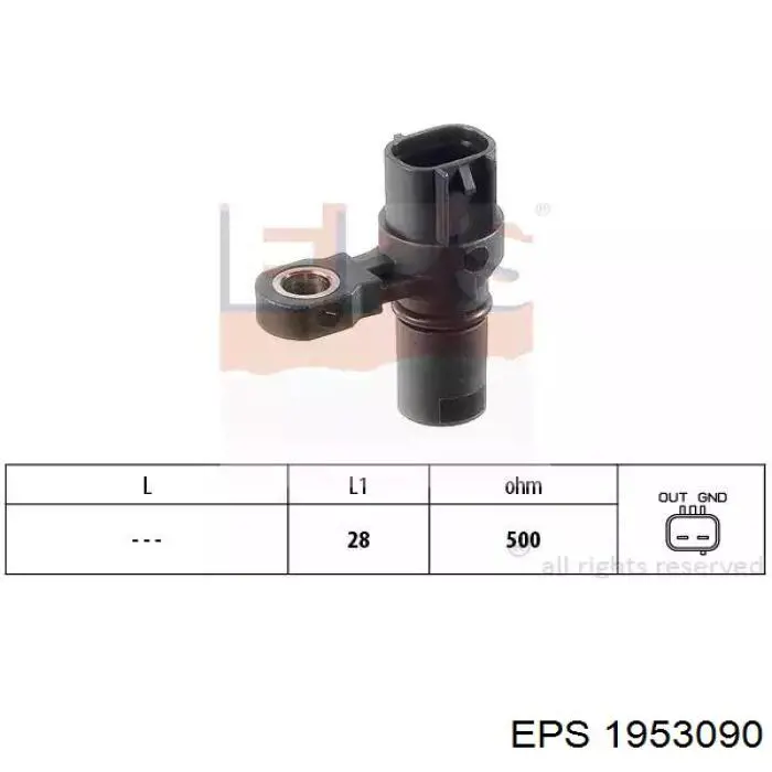 0000591880 Peugeot/Citroen Sensor de posición del cigüeñal