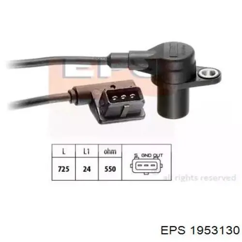 12141726066 BMW Sensor de posición del cigüeñal