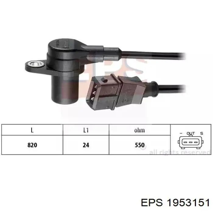 Sensor de cigüeñal 81032 NGK